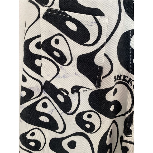 Shekou High Waisted  Yin and Yang Jeans Size Large . grunge jeans, - Picture 7 of 10